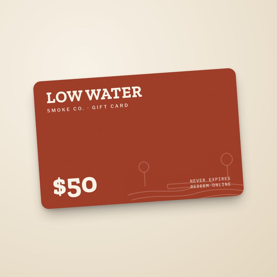 Low Water gift card